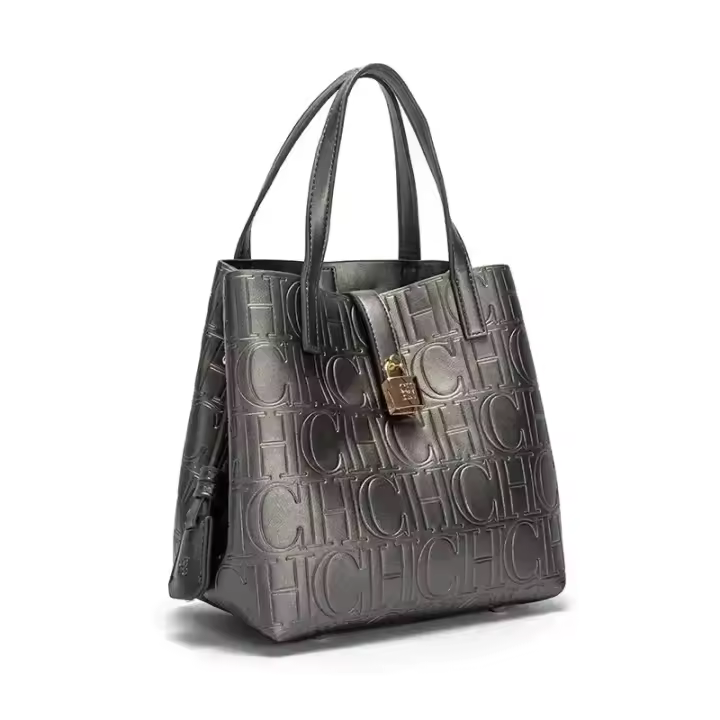 ​ ​ CHEMED Bolso de hombro estampado de gran capacidad para mujer: bolso elegante e informal con correa ajustable, diseño ligero y espacioso ​ ​ - 1