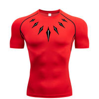 Camiseta De Compresión Para Hombre Anime Fitness Running En Gimnasio T-Shirt Deportiva Secado Rápido Top Para Verano - details 3