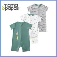 Mono de verano para bebé, de manga corta, con cremallera de doble cabeza, para gatear, para recién nacido, caja de regalo - details 16