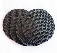 Salvamanteles de silicona multiusos, resistente al calor hasta 240.0 °C, soporte para ollas, impermeable, (juego de 4)apto para lavavajillas - details 0