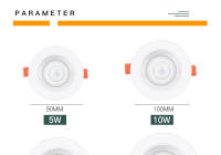 Lámpara Spot LED Inteligente Con Sensor De Movimiento PIR 5W 10W 15W 20W Para Entrada Pasillo Sala De Estar Escalera Almacén Luz De Techo Para Hogar Moderno - details 2