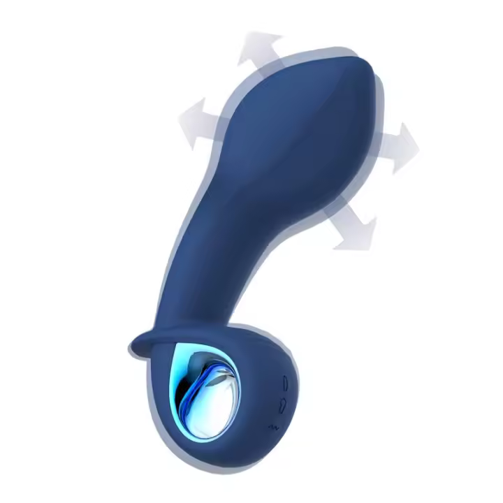 INTOYOU VIBRADOR MODELO ALPHA ADVANCED CON FUNCIÓN DE INFLADO Y VIBRACIÓN USB SILICONA DILDO JUGUETES SEXUALES CONSOLADOR - 1