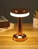 Lámpara De Mesa Retro LED Recargable Luz Nocturna Decorativa Para Dormitorio Sala De Estar Café Iluminación De Camping - details 15