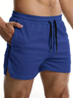 Shorts De Running Para Hombre Estilo Verano Deporte Fitness Malla Secado Rápido Transpirable Entrenamiento Pantalones De Sudor - details 2