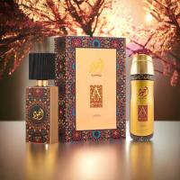Lattafa Set Perfume Ajwad 60ml+ Desodorante 250ml Lacosvi Set De Perfumes Arabes Originales - details 2