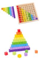 Juego De Tablero De Multiplicación En Madera Con 81 Cubos Bloques Montessori Tablero De 9x9 Con Respuestas Juguetes Educativos Para Niños Regalo Para Preescolar - details 10
