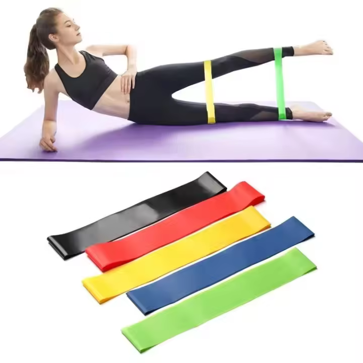 Banda De Resistencia Elástica Para Yoga Y Gimnasio Ayuda En Ejercicios De Crossfit Equipo De Entrenamiento De Fitness Para Hombros Piernas Y Glúteos - 1