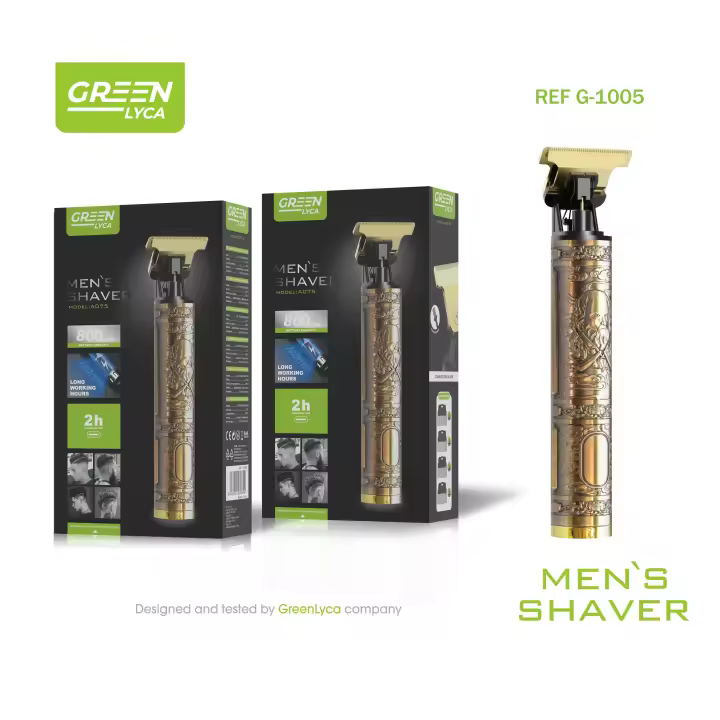 AFEITADORA PARA HOMBRE G-1005 CORTADOR DE PELO PROFESIONAL, AFEITADORA DE BARBA RECARGABLE - 1