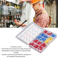 Kit De Terminales De Presión Fría 280PCS Incluye Terminales Macho Y Hembra Aisladas Conectores De Alambre Con Células De Aluminio - details 7