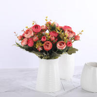 Rosas Artificiales De Seda Europea 30CM Para Decoración De Bodas Fiesta Navidad Vaso De Casa Accesorios De Arreglo Floral - details 4