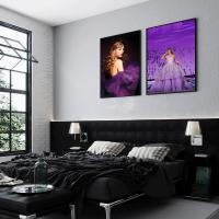 Póster Self-adhesivo De Taylor Swift Artista Moderno Impreso En Papel Resistente Al Agua Para Decoración De Pared De Café Bar Restaurante - details 5