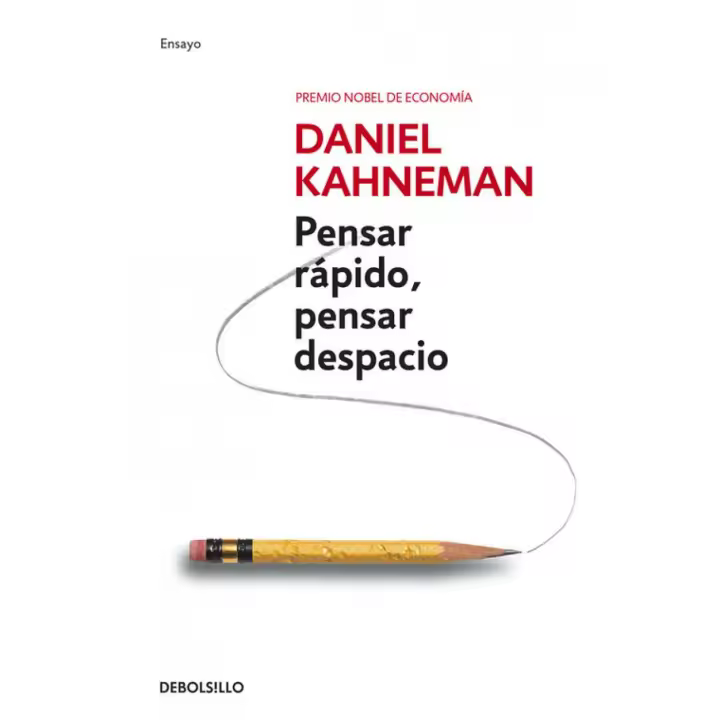 Libro Pensar rápido, pensar despacio. Editorial DEBOLSILLO Año 2013 Autor Kahneman, Daniel ISBN 9788490322505 - 1