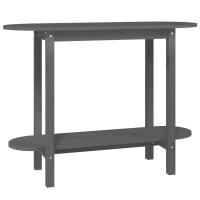 vidaXL Mesa consola de madera maciza de pino 110x40x80 cm Blanco, Gris, Marrón miel Mesita de Salón o Comedor o Auxiliar Mesa de Café Meuble Salón - details 2