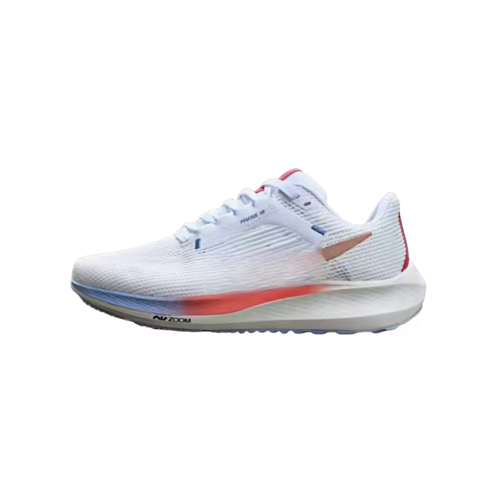 Zapatos deportivos informales para caminar con fondo plano transpirables blancos para exteriores para hombre y mujer, zapatillas de baloncesto de diseñador de los años 40 - 1