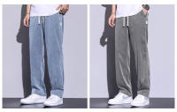 Pantalones Casuales Para Hombre Lyocell Verano Transpirables Moda Coreana Rectos Cómodos Suaves De Cintura Media Con Bolsillos - details 5