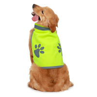 Chaleco Reflector Para Mascotas Visibilidad Alta Chaleco De Seguridad Para Perros Color Verde Fluorescente Material Poliéster - details 2