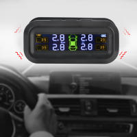 Sistema De Monitoreo De Presión De Neumáticos Digital Con Advertencia De Temperatura Para Coche TPMS Solar LEEPEE - details 9