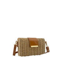 MODELISA Bolso Bandolera De Rafia Paja Pequeño Hombro Cruzado Playa Casual Para Mujer - details 1