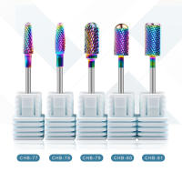 Juego De 5 Piezas De Cortadores De Uñas De Titanio Arco Iris Para Manicura Eliminación De Esmalte De Gel Accesorios Para Taladro De Uñas - details 9