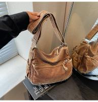 Bolso De Hombro Casual De Denim Lavado Resistente Al Desgaste Con Múltiples Bolsillos Y Gran Capacidad Para Mujer - details 17