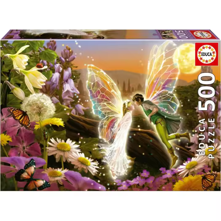Educa - El Beso Puzzle de 500 Piezas. Medidas: 48 x 34 cm. Incluye Cola Fix Puzzle. + 11 años Educa19907 - 1