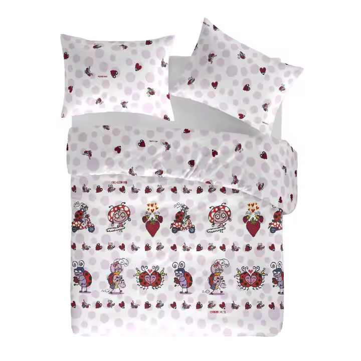 KUKUXUMUSU - Funda nórdica reversible KUKUMARYS 100% algodón, 144 hilos. Disponible en varios tamaños. Fabricado en ESpaña - 1