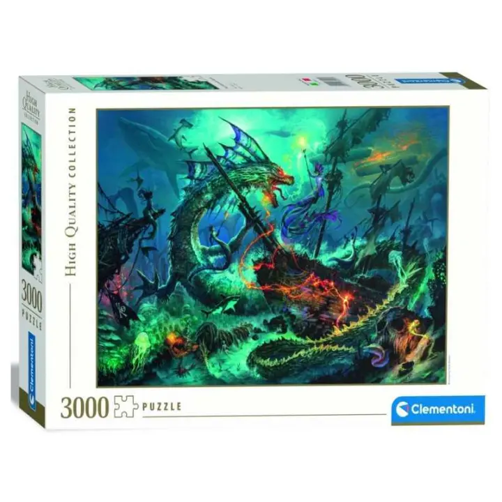 Puzzle 3000 piezas Batallas debajo de la Mar Clementoni - 1