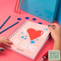 YOSIQUESE Libreta A-5 | Modelo: 'Vive tu sueño' | Productos y regalos solidarios hechos por personas con discapacidad - details 0