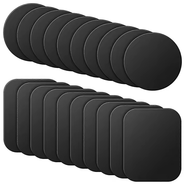 20 piezas de soporte magnético para coche, placa de metal, soporte magnético para teléfono, placa de metal, soporte magnético para teléfono, soporte magnético para teléfono - 1