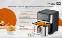 Freidora de Aire 6L / 8L Sin Aceite 1500W Horno de Gran Capacidad Freidoras de Aire Saludable con 10 programas Preajustes, Ventana de Cocción Visible, Cesta Antiadherente. Temporizador 6o min, Temperatura regulable 80 a 200ºC. - details 2