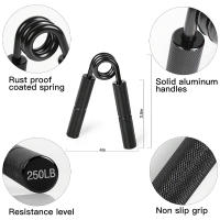 Entrenador De Agarre De Muñeca Y Brazos De Metal 1PCS 50LB-350LB Ejercitador De Dedos Para Fortalecimiento De Músculos De Mano Equipo De Gimnasio Recomendado Para Hombres Y Mujeres - details 6