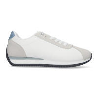 Davinia Shoes Zapatillas para mujer comodas, doble tejido aterciapiopeladas y liso. Shoes&Blues.es ZZ-31-Blanco - details 1