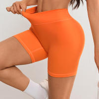 Shorts De Yoga Para Mujer Con Cintura Cruzada V 3.5 Shorts De Entrenamiento Fitness Deportivos Sin Bolsillos Regular Nylon Spandex - details 3