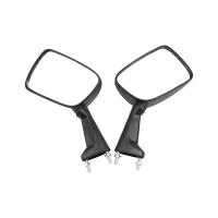 Espejo Retrovisor Pequeño Para Yamaha TZM150 TZR250 FZR250 FZR400 Material ABS Aluminio Vidrio Accesorios De Motocicleta - details 1