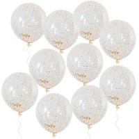 Globos de Cumpleaños con Confeti Coloridos, Paquete de 10 Unidades.. Globos Transparentes para Decoración Fiestas de Cumpleaños, Bodas, Aniversarios y Celebraciones - details 4