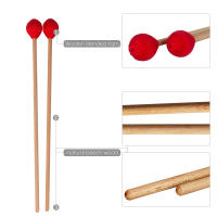 Mazáis De Marimba De Medio Peso Para Xilofono Y Glockenspiel Con Mango De Roble Accesorios Musicales De Instrumentos De Música - details 18