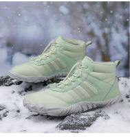 Zapatos De Camuflaje Unisex Para Invierno Impermeables Con Lining De Piel Algodón Caliente Para Senderismo Y Caminar En La Naturaleza - details 17