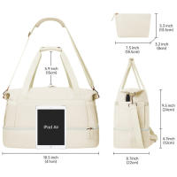 Bolsa de viaje multifuncional para fitness, con maleta con ruedas, bolsa de equipaje de viaje para artículos personales, bolsa de gimnasio para baile, bolsa de viaje para gimnasio - details 0