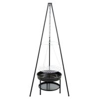 RedFire Barbacoa de jardín con trípode y brasero negro 50 cm - details 1