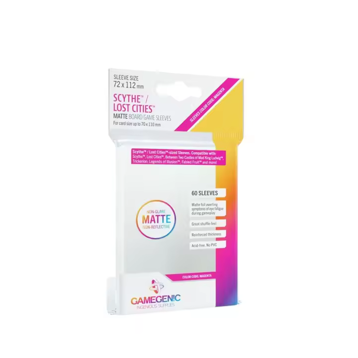 Fundas Scythe/Lost Cities mate 70x110mm Gamegenic (60 uds) Fundas Gamegenic - 1