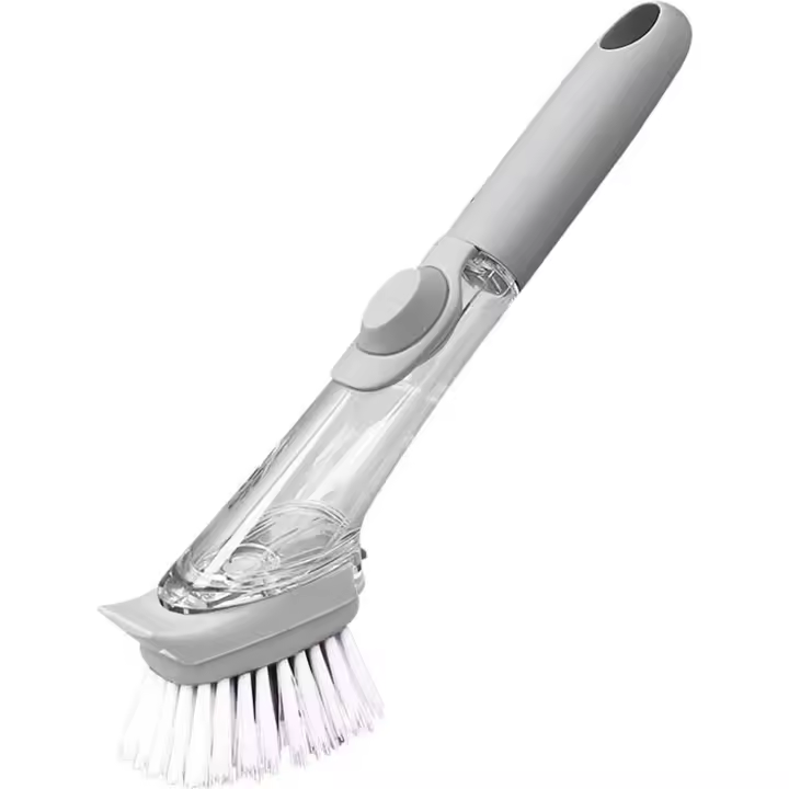 QUTTIN - LIMPIADOR PLATOS B1 - Utensilio Limpiador de Platos para una Limpieza Profunda y Eficiente - Utensilio Limpiador de Platos Ergonómico y Fácil de Manejar - Utensilio Limpiador de Platos con Cerdas Duraderas y Resistentes - 1