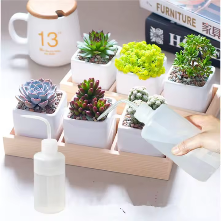 Botella De Squeeze Grande Para Riega Precisa Con Diffusor Ideal Para Suculentas Irrigación Y Rinse De Seguridad Sin Presión - 1