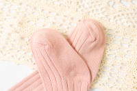 Calcetines Largos Para Niñas Ruffle Suaves De Algodón Con Encaje Y Flores Para Escuela Uniforme Infantil Para 0-8 Años Colores Variados - details 14