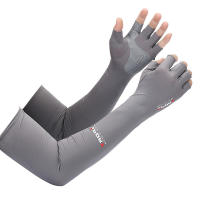 2pcs Mangas Deportivas Para Hombros Protección Solar Y Frío Con Cuff De 5 Dedos Para Ciclismo Running Pesca Escalada - details 6