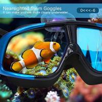 Gafas de Natation graduadas para helbres, Mujeres y jóvenes Adultos, ajustadas para uso en interiores - details 3
