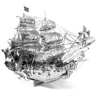 Kit De Modelos 3D De Acero Queen Anne Jigsaw DIY Puzle Laser Cortado Juguete Para Niños Estilo Coreano Tema FÁYIR - details 5