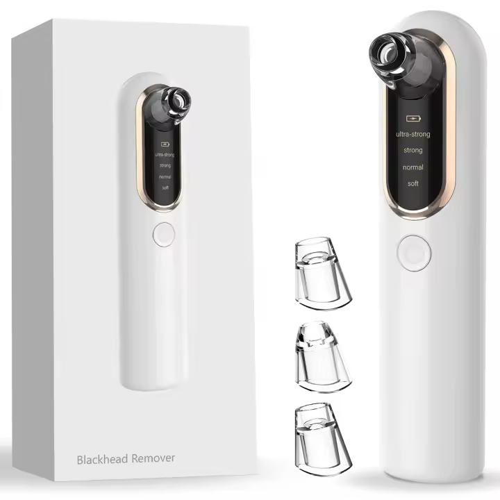 Succionador de Puntos Negros Limpiador de Poros Succionador de Poros Eliminador Puntos Negros de USB Limpiador Facial Aspirador Puntos Negros Extractor Puntos Negros Quitar Granos Acné Grasa - 1