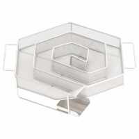 vidaXL Generador de humo frío redondo 6 lados acero inoxidable 22,5 cm - details 0