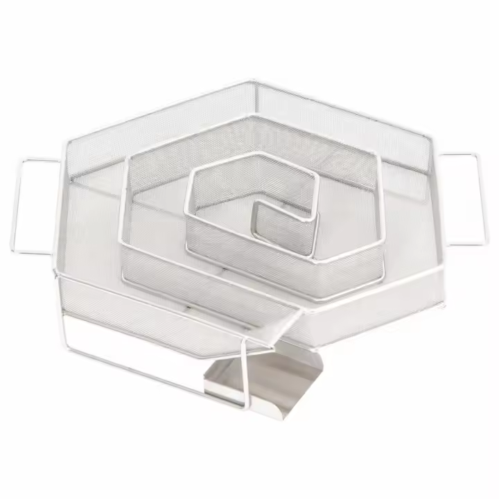 vidaXL Generador de humo frío redondo 6 lados acero inoxidable 22,5 cm - 1