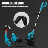 360RPM Cultivador inalámbrico, cultivador eléctrico para jardín de 400 W y 21 V, con un ancho de labranza de 9 pulgadas y una profundidad de 6,6 pulgadas, ideal para césped, jardinería y cultivo del suelo - details 8